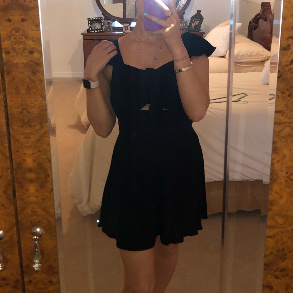 Cut out mini dress